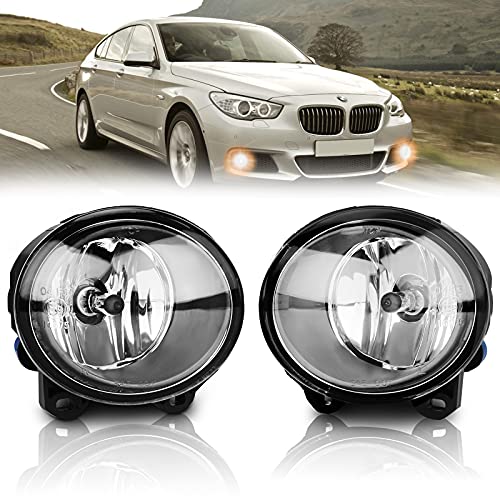 TangMiGe Luces Antiniebla compatible con BMW E92 E93 F07 F10 F11 F22 F23, Serie 2 3 5 Gran Turismo, Todo para el paquete M Tech bumper M Sport, 06/2006-10/2013, 1 Par (Claro)