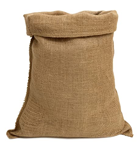 IPEA Bolsa de Yute de Grandes Dimensiones – 80 x 50 cm – Made in Italy – 1 Unidad – Saco de Yute Tejido Natural para Manualidades, Decoración, Jardín, Fiestas, Bricolaje, Caja de Objetos