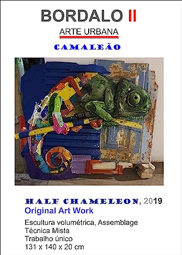 Genérico Camaleão Eco de Bordalo II, 1.40 m x 1.30 m x 50 cm, obra original única