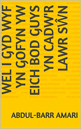 Wel i gyd wyf yn gofyn yw eich bod guys yn cadw'r lawr sŵn (Welsh Edition)