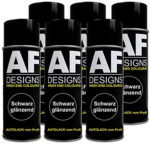 Alex Flittner Designs Pintura de Llantas Negro Brillo 6X Pintura Spray Llanta Laca Brillo Intenso Laca Spray