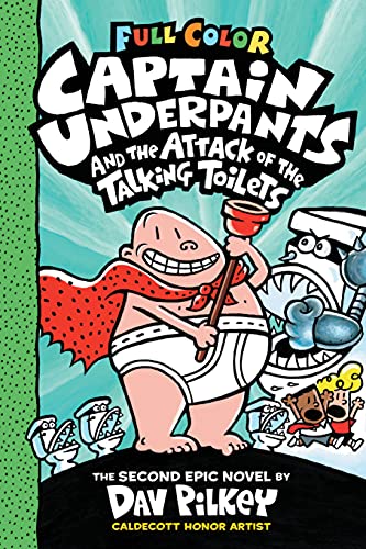 Captain Underpants and the Attack of the Talking Toilets: Color Edition (Captain Underpants #2) (English Edition)