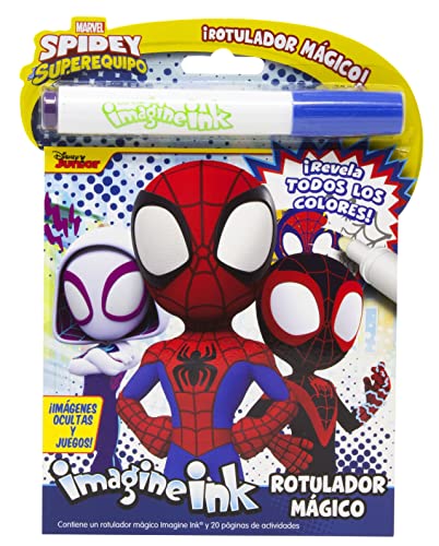 Spidey y su superequipo. Rotulador mágico: Libro de colorear y actividades con rotulador mágico (Spiderman)