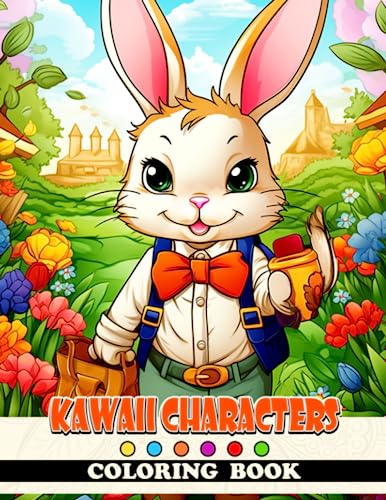 Kawaii Characters Coloring Book: Meet Your New Adorable Friends and Color Your Imagination to Life