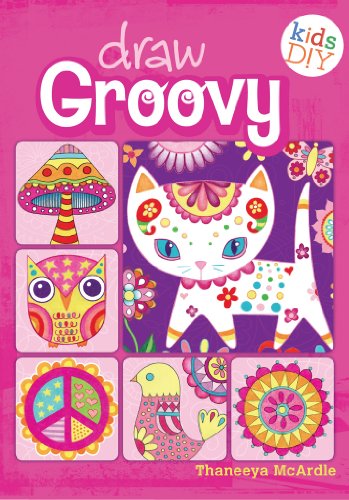 Draw Groovy: Groovy Girls Do-It-Yourself Drawing & Coloring Book (Kids DIY) (English Edition)