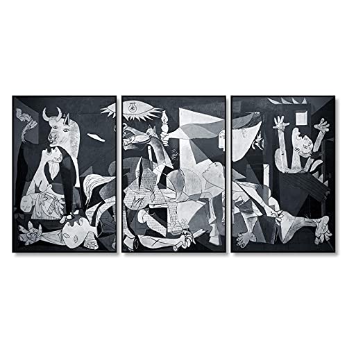 YRZYT Picasso Sala Decoracion Pintura Guernica Arte Cuadros Vintage Poster Cuadros Abstracto Pared Arte Modernista Cuadro Moderno Salon Inicio Famosos