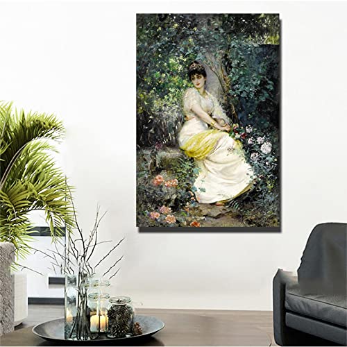Dittelle Réplica de pinturas al óleo de fama mundial Artemisia Gentileschi Napoleón pósteres e impresiones artísticos de pared para decoración para sala de estar 35x50cm sin marco