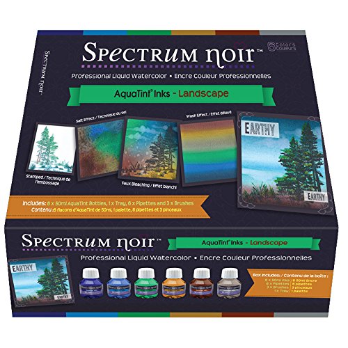 Spectrum Noir Landscape - Aguatintas para paisajes, Multicolor