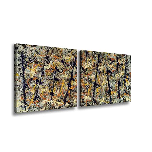 2 piezas Jackson Pollock 
