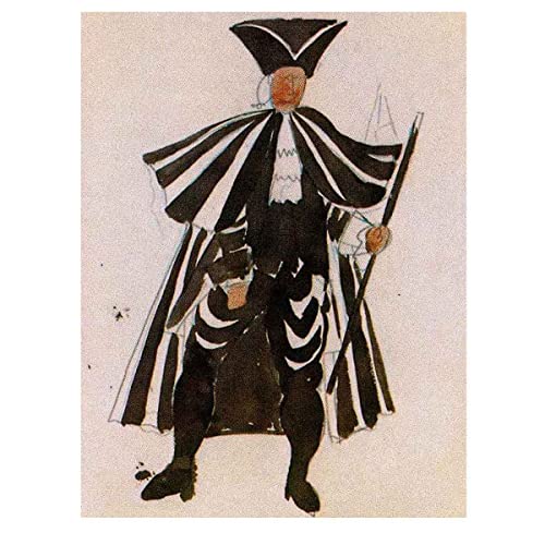CJJYW Imprimir en Lienzo-Pablo Picasso Impresión Pintura póster Reproducción Decor de Pared Impresión Obras de Arte Pinturas《Ballet》(70x90cm,27.5x35.5in-Sin Marco)
