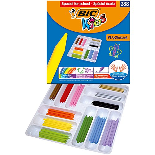 BiC Kids Plastidecor - Caja de lápices de colores (288 unidades)