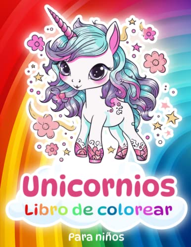 Libro de colorear unicornios para niños de 3 a 8 Años (Crystal Key Books): 50 páginas de colorear con adorables unicornios para niños (Libros de colorear para niños)