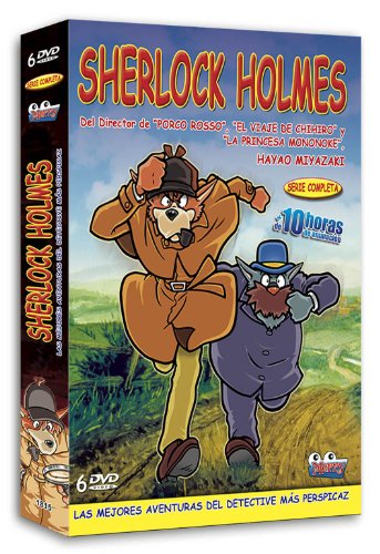 SHERLOCK HOLMES de  Hayao Miyazaki 6 DVDs Il fiuto di Sherlock Holmes (serie completa)