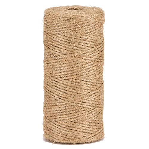 La cordeline Cuerda de Yute Natural de 1,5 mm ± 100 m para jardín, Bricolaje, Manualidades, BJN100