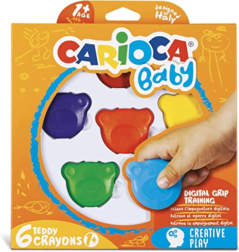 Carioca Ceras Teddy 6 Colores 42956