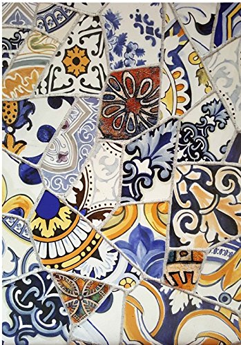 Papel de Arroz Cadence Azulejos Rotos 30x41 cm Ref. 554