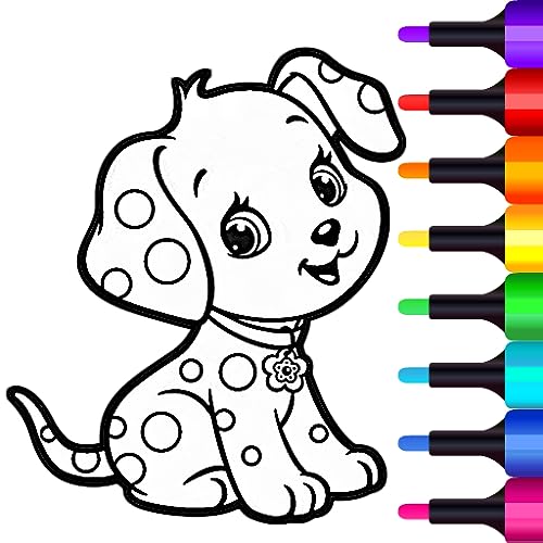 Juegos de colorear para niños - Libro de dibujo y aplicación de pintura