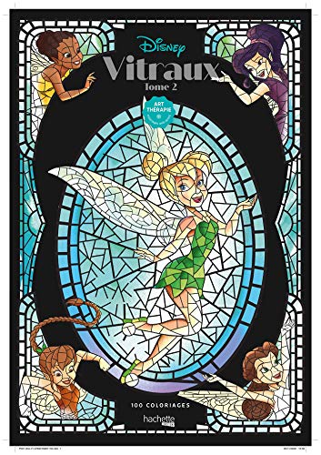 Disney Vitraux: 100 coloriages. Tome 2