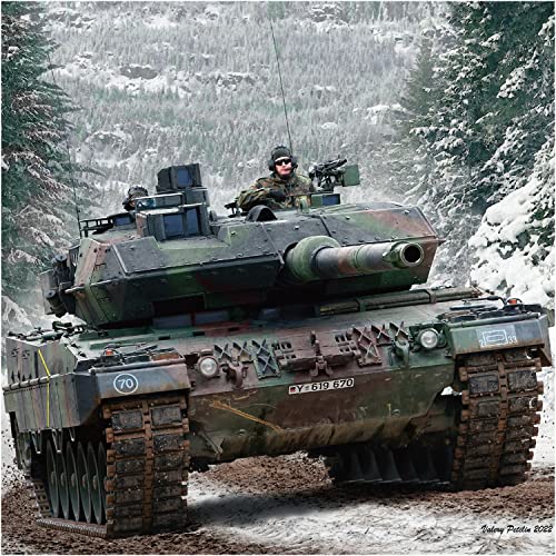 Rye Field Model RM5066 Leopard 2 A6 Main Battle Tank con interior completo escala 1:35 – construcción de maquetas