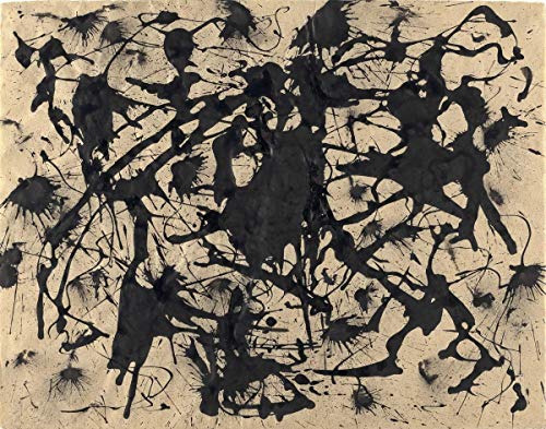 Jackson Pollock Giclee Lienzo Impresión Pintura póster Reproducción Print(Alquimia) #XFB