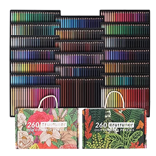 Vozuna 520 lápices de colores para dibujar, sombrear y colorear, lápices de colores para niños, adultos y artistas. Suministros de arte