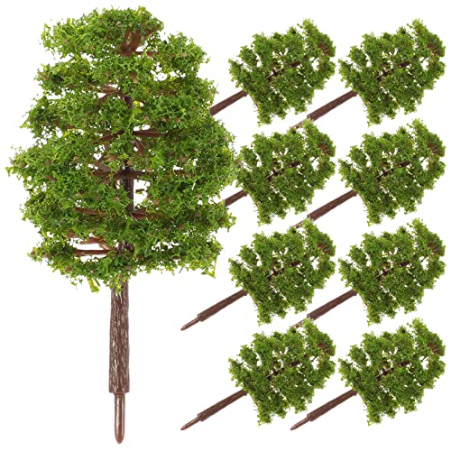 ROSENICE Modelo árbol árboles del paisaje paisaje tren ferrocarriles escalan 1: 100 CM 9 20pcs (verde oscuro)