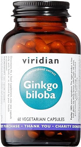 Viridian Ginkgo Biloba Extracto Estandarizado - 60 Cápsulas