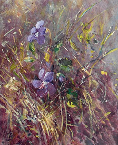 Howard Butterworth Litografía – violetas