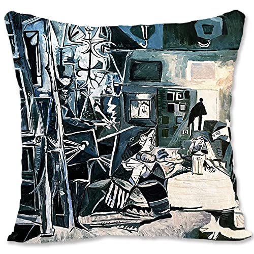 Funda de almohada decorativa de arte abstracto Picasso - Las Meninas B-Las Meninas B