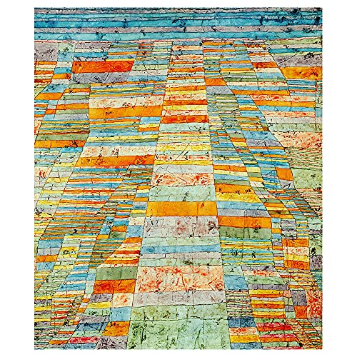 Legendarte - Cuadro Lienzo, Impresión Digital - Caminos Principales Y Caminos Laterales - Paul Klee - Decoración Pared cm. 50x60