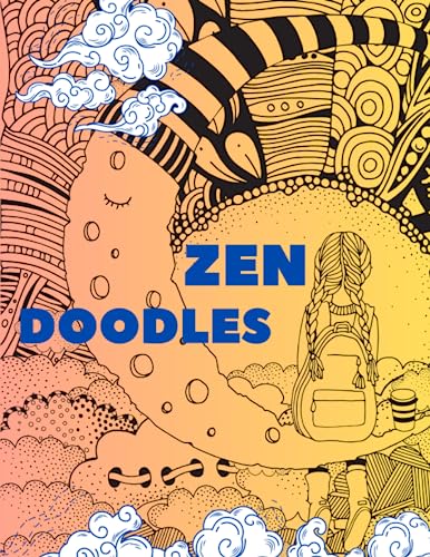 Zen Doodles: Relaxing Adult Coloring Book