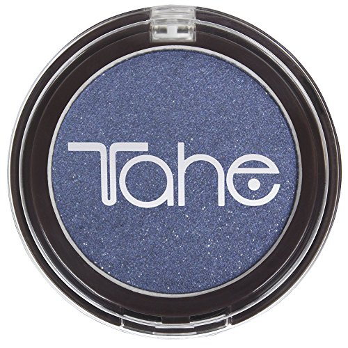 Tahe Strass Sombra de Ojos compacta en Polvo Palette de acabado aterciopelado, color azul - Nº 102-3 G