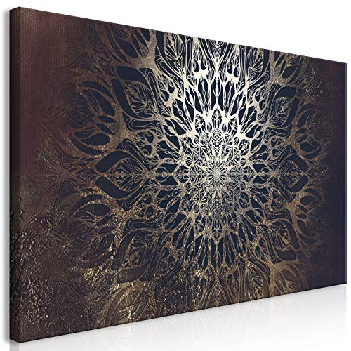 murando Cuadro Mega XXXL Mandala 270x135 cm Cuadro en Lienzo en Tamano XXL Estampado Grande Gigante Imagen Para Montar por uno Mismo Decoración De Pared Impresión DIY Oriente p-A-0028-ak-e