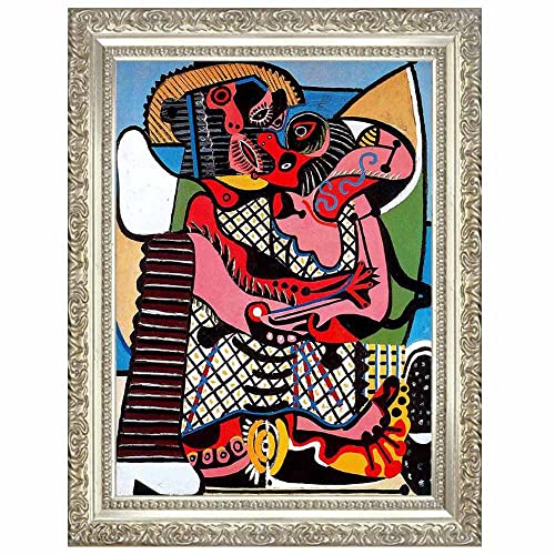 BIIONE Pablo Picasso Impresiones en Lona, Arte de Pared Para Decoración de Salón Para Recámara Cuadro Canvas Arte Pintura Fácil de Colgar(50x65cm-(19.7x25.6in)