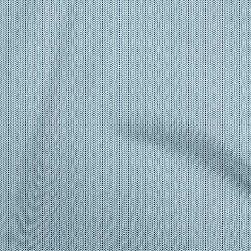 oneOone Terciopelo Azul Gris¡ceo Tela Geometrico Tela Para Coser Impreso Arte De La Tela Por El Metro 58 Pulgada De Ancho