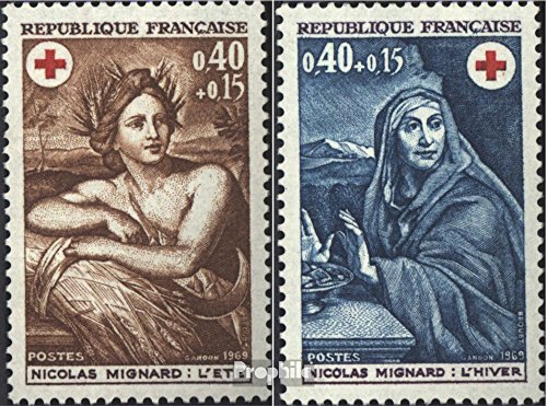 Prophila Collection Francia 1692-1693 (Completa.edición.) 1969 roja Cruz (Sellos para los coleccionistas) Pintura