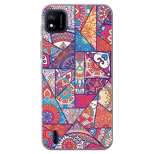 Movilshop Funda para [ Wiko Y62 ] Dibujo Auténtico [ Mosaico Vidriera Mandala ] de Silicona Flexible Transparente Carcasa Case Cover Gel para Smartphone.