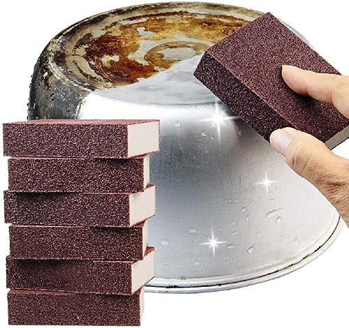 10 pcs Carborundum Sponge Nano Emery Sponges Pot Clean With Carborundum for Quickly Cleans Dirt-Resistant and Wear-Resistant Rust Eraser