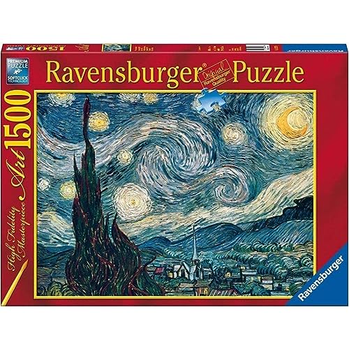 Ravensburger- Puzzle 1500 pzas Van Gogh Noche Estrell Piezas, Multicolor (16207 9)