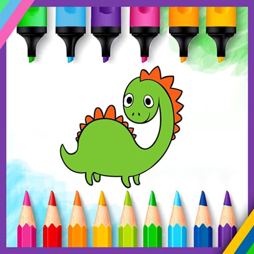 juego de dibujo de libro para colorear para niños para niños pequeños - juego de libro para colorear para niños
