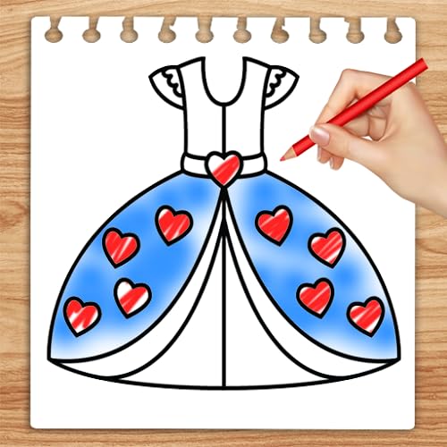 Dress Up Coloring and Drawing